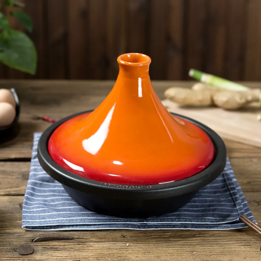 Tajine — pot en fonte et émail marocain, 100g, vente en gros d'usine