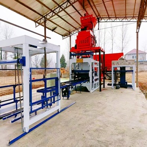 Máquina de bloques que hace la línea de producción Máquina para hacer bloques de cemento de hormigón Maquinaria de materiales de construcción - Product Image 1