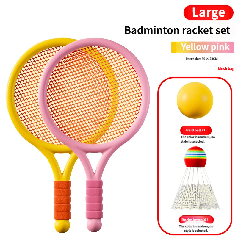Sac filet pour raquette de badminton rose jaune-2, 246g