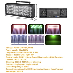 2025 New Hengyu Spirit Storm <strong>3</strong>*10W <strong>LED</strong> Wash Light Strobe <strong>LED</strong> Matrix Lights for DJ Disco Bar Club - Product Image 3