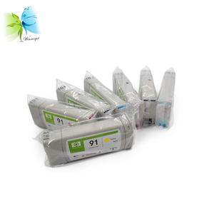 <strong>HP</strong> 91 Compatible Pigment Ink Cartridge 8 Colors <strong>for</strong> <strong>HP</strong> Designjet Z6100ps 42 <strong>60</strong> Printer Including LC &amp; MBK Colors - Product Image 1