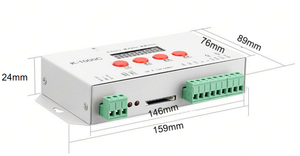 K1000C DC5-24V LED 2048 Pixel DMX-Lichts teuerung SD-Karte LED-Pixel-Controller