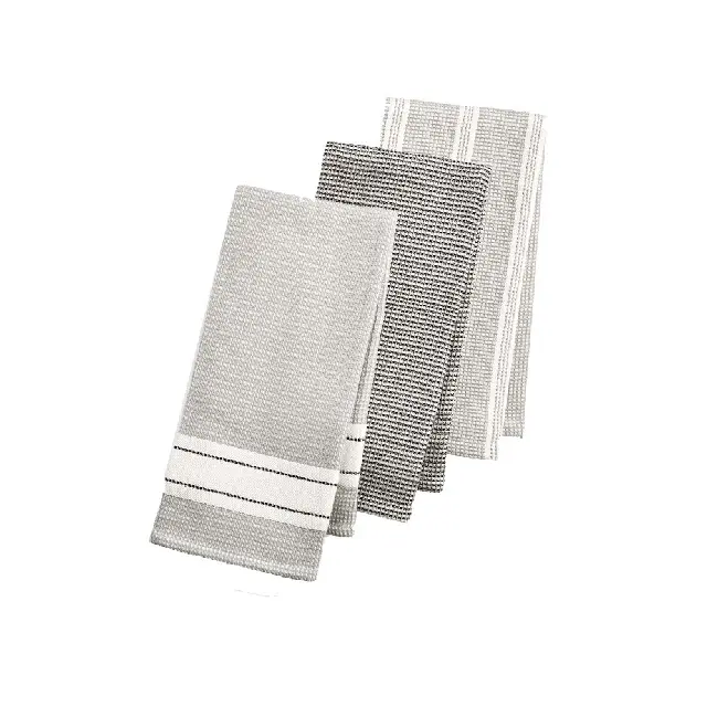 Toalla de cocina promocional personalizada de Color sólido de algodón para gofres 100%, toallas de gofres certificadas GOTS sostenibles