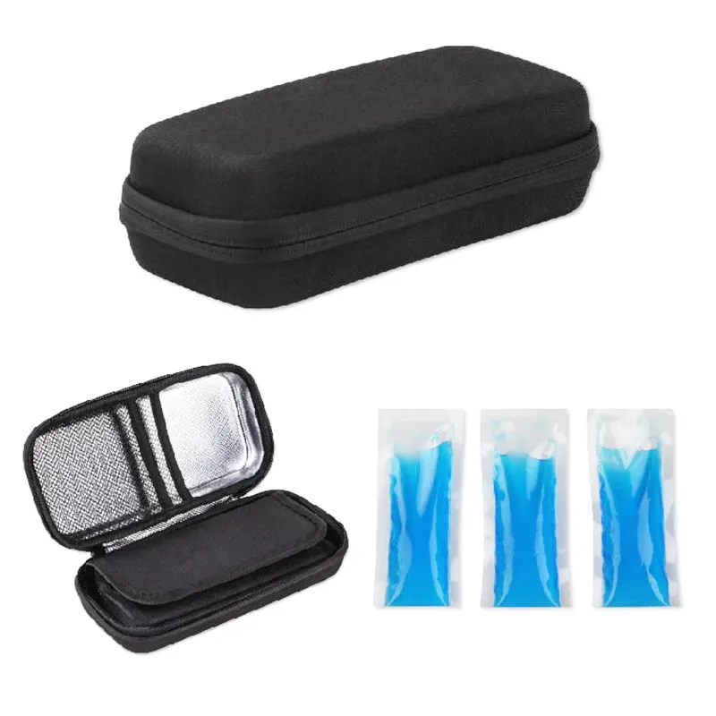 Enfriador de pluma de insulina médica a prueba de agua personalizado, bolsa de hielo, Enfriador de insulina, estuche de viaje Eva para viajes, organizador para diabéticos, bolsa de insulina