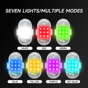Wireless Remote Control Strobe Light <strong>LED</strong> 7 Colors Car Motorcycle <strong>RC</strong> Drone Flash Position Indicator Tail Aircraft Warning <strong>Lamp</strong> - Product Image 4