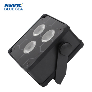 ไฟ LED rgbwa UV แบบไร้สายขนาดเล็ก3x18W สำหรับงานแต่งงานแอป DJ สปอตไลท์6in1พร้อมเอฟเฟกต์ลำแสงวัสดุพลาสติกควบคุม DMX512 - Product Image 3