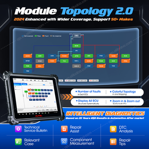 Autel Maxisys Ultra OB2 OBD2 40 + Servicio completo ECU Programación Herramienta de diagnóstico automático inteligente Escáner con 5 en 1 VCMI