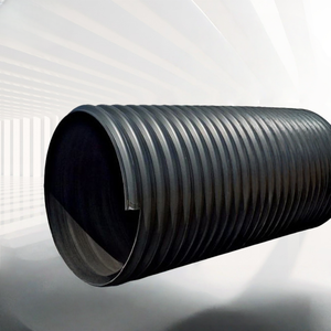 בקוטר גדול באיכות גבוהה בקוטר 36 אינץ 'hdpe חגורת פלדה צינור גלי למערכות ניקוז