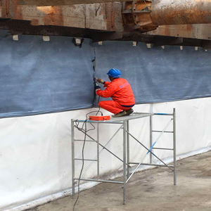 Tünel ve yeraltı projeleri için kum membran levha ile yüksek polimer HDPE su yalıtım önceden koydu membran levha - Product Image 3