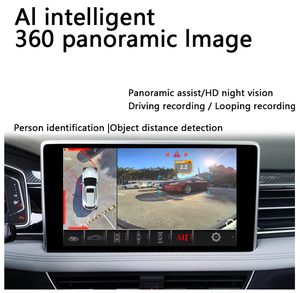 Hongrui 4 בצד ai 3d 360 מצלמה מערכת 4k ahd 1080p מכונית 360 מצלמה תצוגת ציפור עבור toyota prado toyota