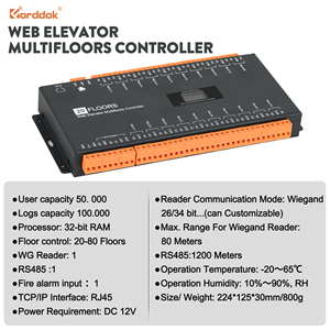 WEB Software Elevator 80Loors Controller FD-FL20 - Product Image 2