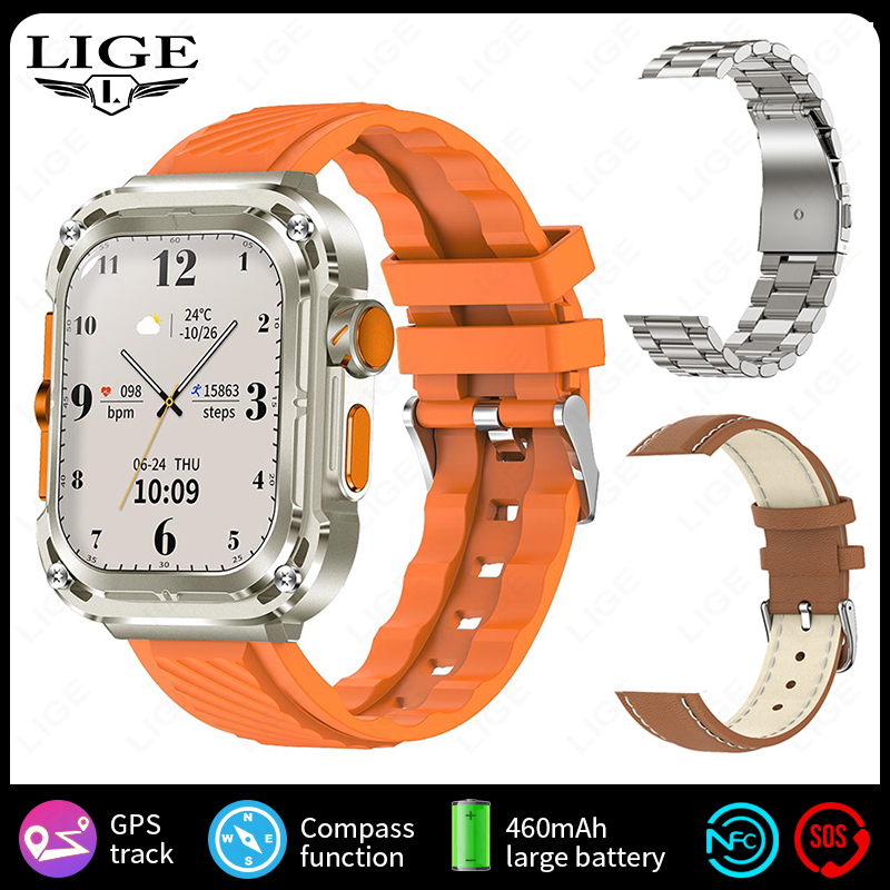 B - Orange(3 pairs straps)