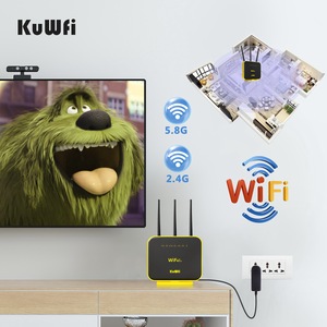OEM เสาอากาศรับสัญญาณสูงโมเด็มเราเตอร์ไร้สายแบนด์คู่2.4G 5.8G เราเตอร์ WiFi 4G LTE พร้อมช่องใส่ซิมการ์ด - Product Image 3