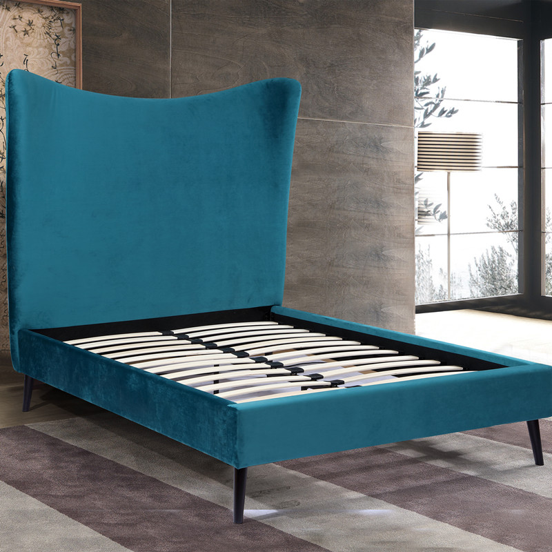 Modern free sample maharaja bed wholesale distressed furniture king size bed