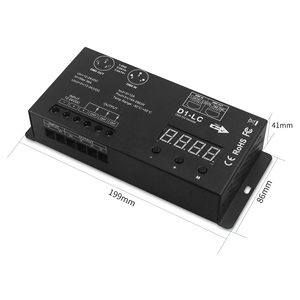 Новый высокомощный цифровой Одноцветный 3-канальный DMX декодер DMX512 светодиодный контроллер для KTV бар сценического освещения - Product Image 4