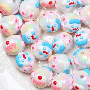 Ins Popular Heavy Oil Hand-painted <strong>18MM</strong> Loose <strong>Beads</strong> for Jewelry Making DIY Accessories - Product Image 4