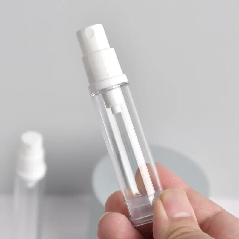 Free samples atomizer pen spray bottle 5ml 10ml 15ml empty mini plastic perfume bottle with pump sprayer