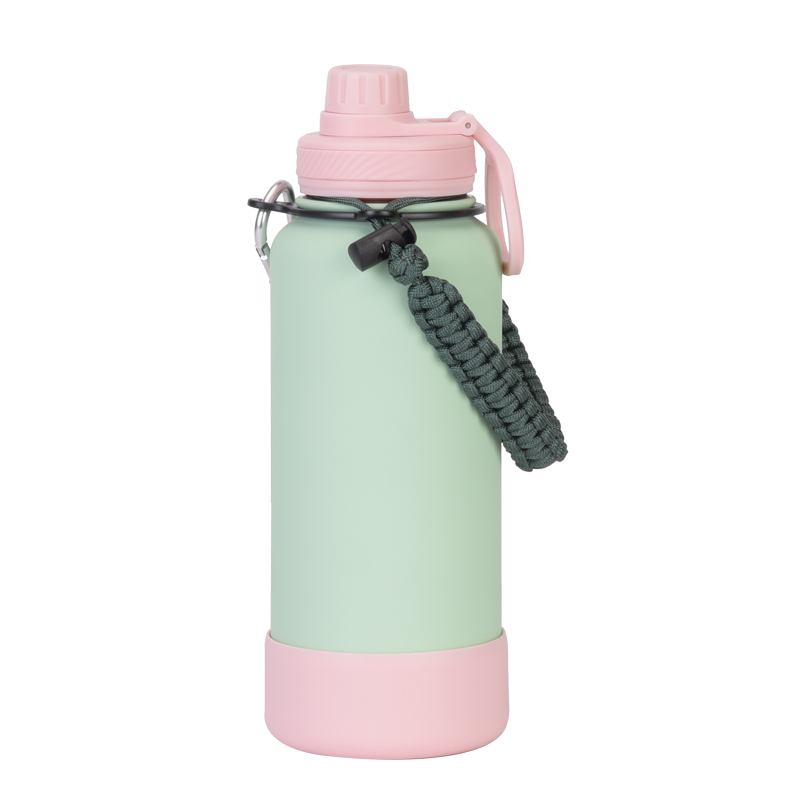 Rose poudré + Vert pâle