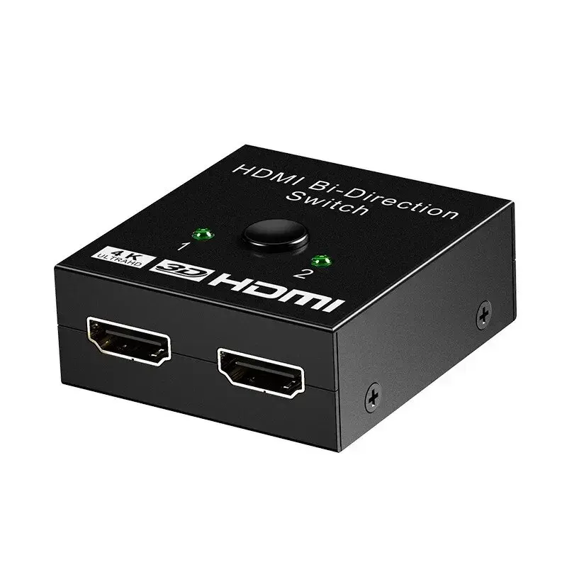 Commutateur Bi Direction HDMI 2.0 4K 60HZ Splitter 1x2 2x1 Nouveau Double 2 Ports Adaptateur Convertisseur Prend En Charge Ultra HD 4K