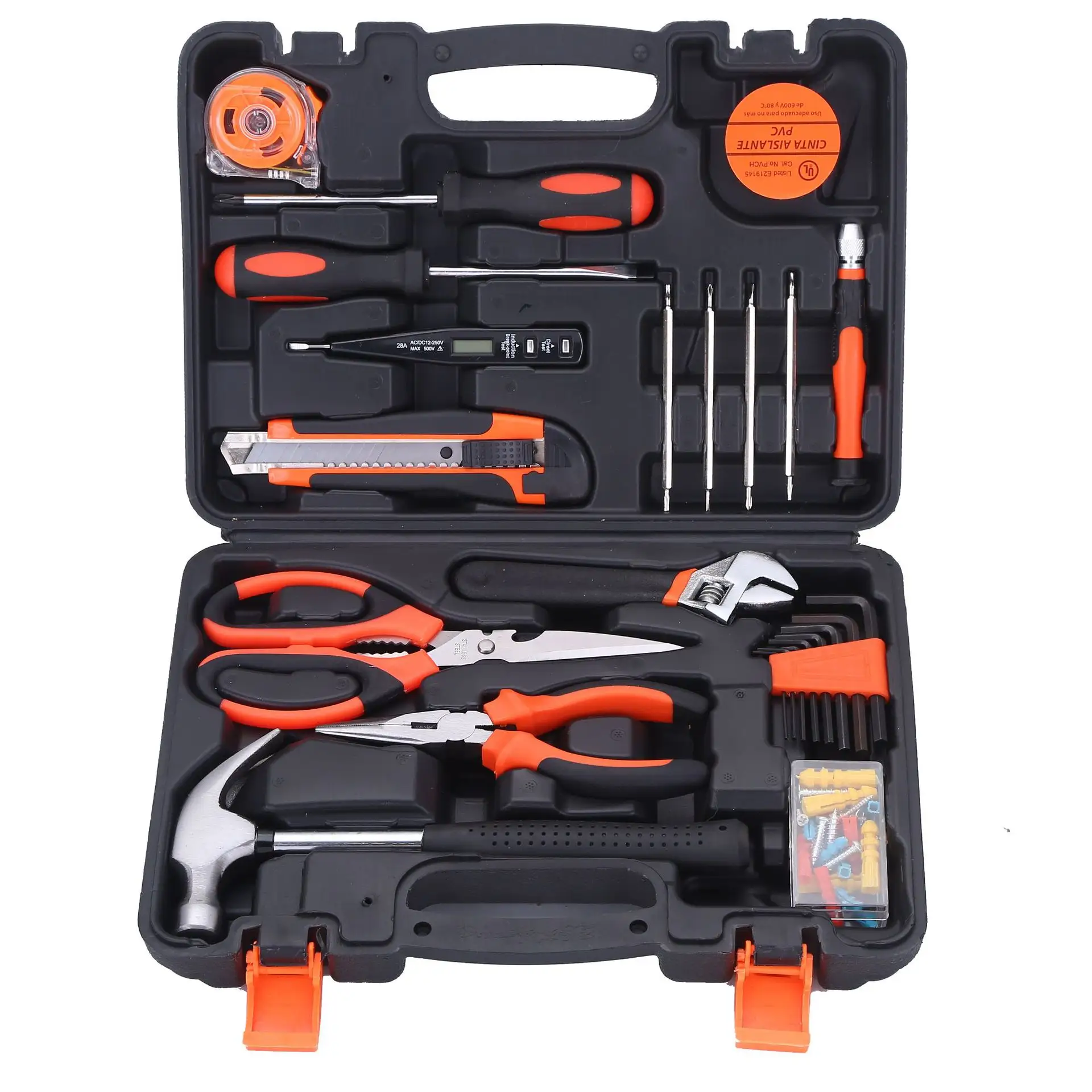 HALLO WOKOR Muti Purpose Combo Kit Hand Tools Household Home Repairing Diy Tool Kits Complet Tool Set For Home