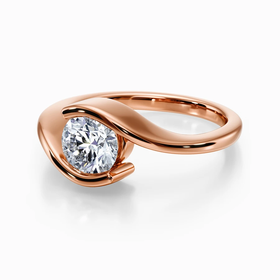 Or rose 18 carats