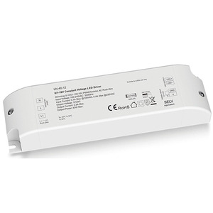 Controlador LED regulable de voltaje constante para luz LED, entrada de CA universal, 0/1 V-10,-10V, 100-240VAC, 40W, 12V - Product Image 2