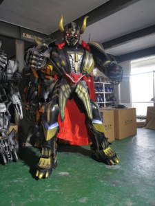 搞笑嘉年华Cosplay机器人变压器套装机器人大尺寸逼真商务促销贸易展舞蹈机器人服装 - Product Image 2