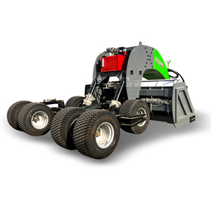 Nueva niveladora de nivel automática de satélite montada en la parte trasera del tractor de cuello de cisne para uso agrícola