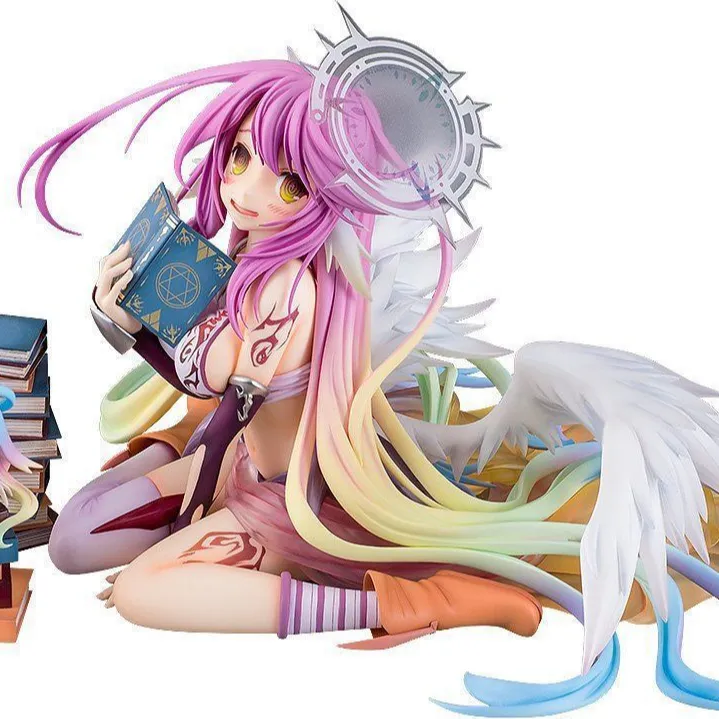 ของเล่นโมเดลฟิกเกอร์แอคชั่น PVC,ไม่มีเกม NO LIF Anime Jibril Sexy Girl Doll เวอร์ชั่นสุดยอด