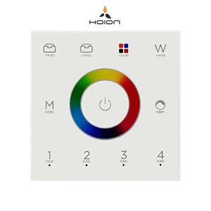 HX-HWP86-DMX-RGBW-4S Color Changeable Full Color RGB RGBW 2 in <strong>1</strong> RF Wall Panel LED Remote DMX512 Master <strong>Controller</strong> for LED Strip