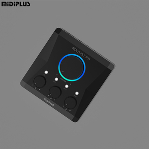 Midiplus Routist RS 2 Channel <strong>Pro</strong> Audio Interface 2 in 2 Out Computer Recording Live Equipment Singing USB External Guitar <strong>Mixer</strong>