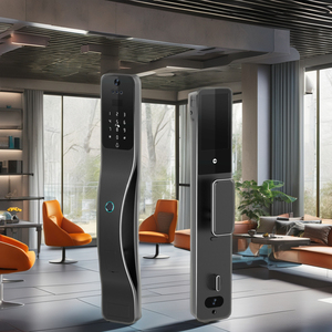 Madde akıllı ev tam otomatik 3D yüz tanıma kilit Tuya App CNC AI görsel interkom parmak izi şifre kartı WIFI - Product Image 1