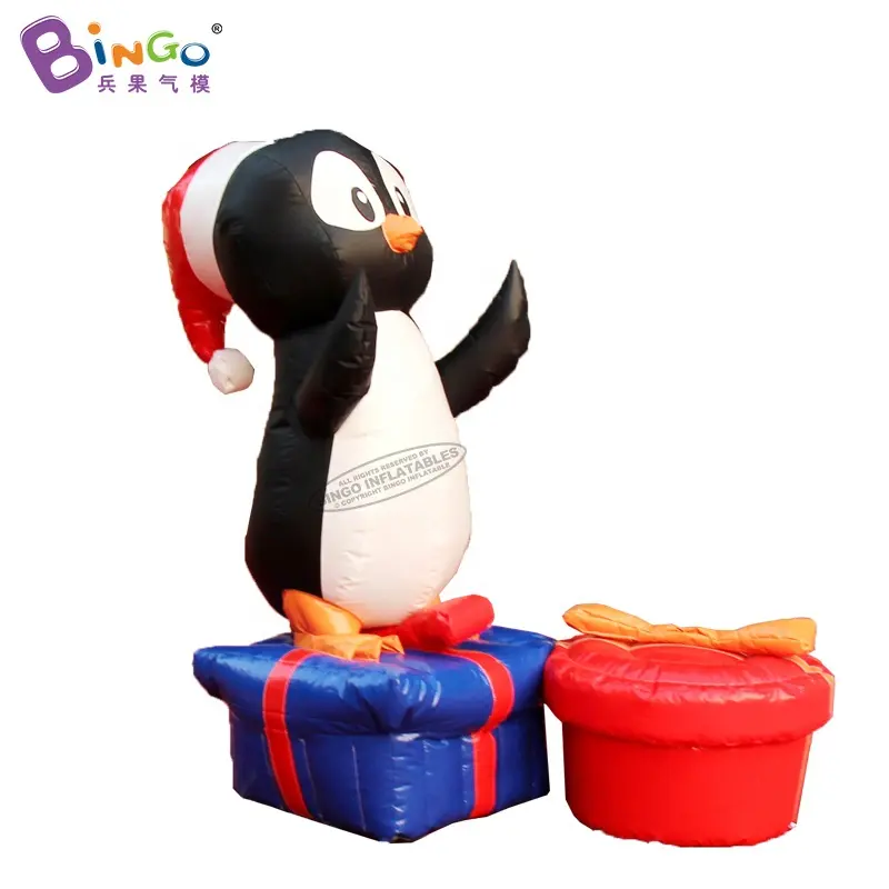 Advertising Inflatable Christmas Decoration Outdoor Custom Inflatable Animal Toys Led Inflatable Penguin Cartoon