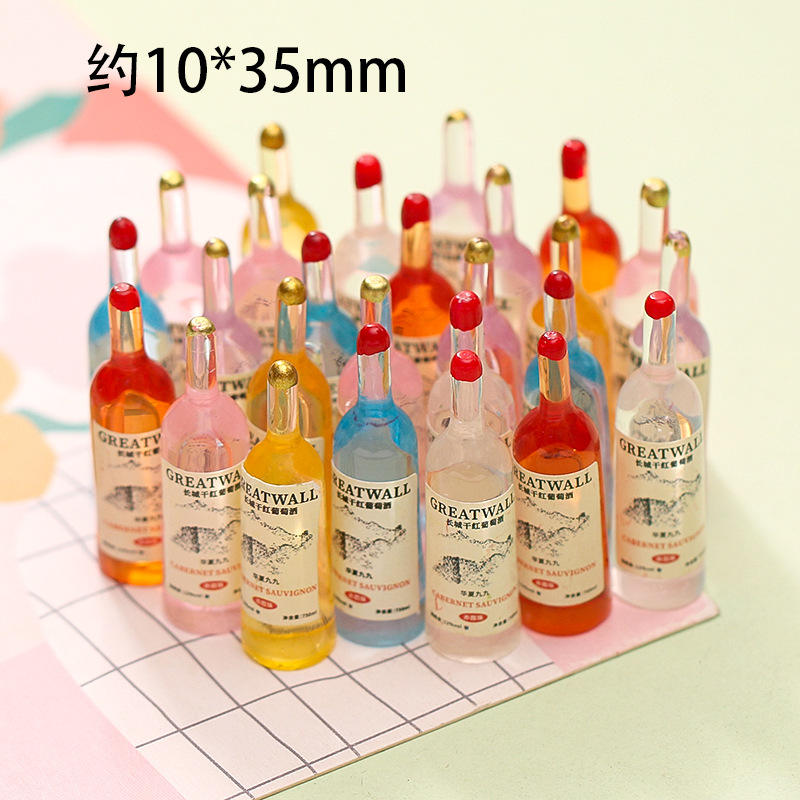 Bouteille de vin mixte cheveux aléatoires