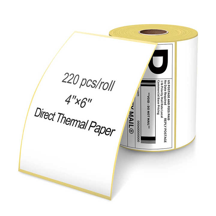 Papel Etiquetas热标签贴纸卷rollos De Etiquetas粘合剂热标签贴纸Peripage热贴纸