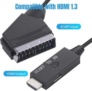 1080P 60Hz 720P 60Hz <strong>SCART</strong> Multimedia Adapter Video Connection Cable 5V Plug and Play <strong>SCART</strong> to HD Converter - Product Image 3