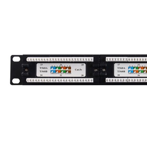 <strong>Patch</strong> <strong>Panel</strong> RJ45 Cat5e 12 Port 110/Krone/Dual IDC Type <strong>Network</strong> <strong>Patch</strong> <strong>Panel</strong> - Product Image 1