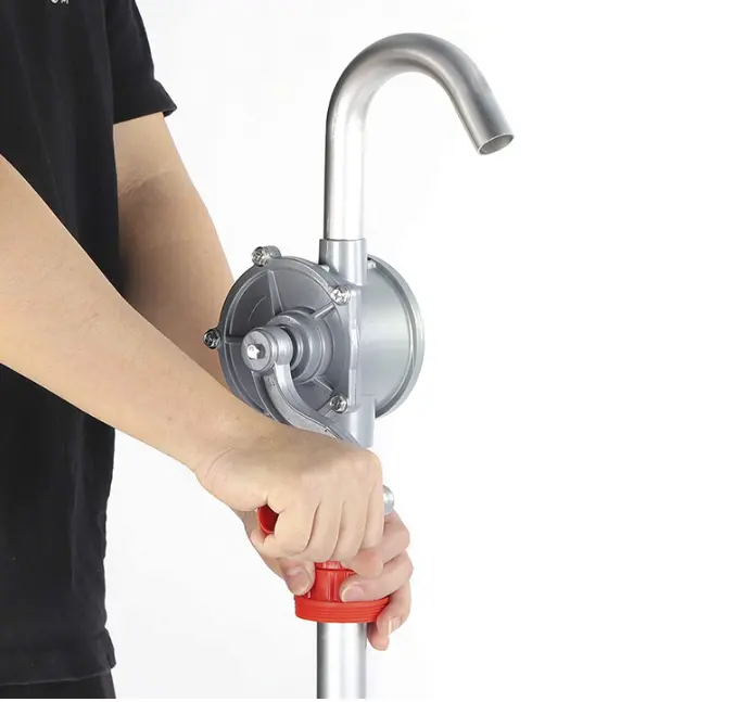 Pompe à eau de transfert de liquide d'huile, manivelle à main, tube rotatif