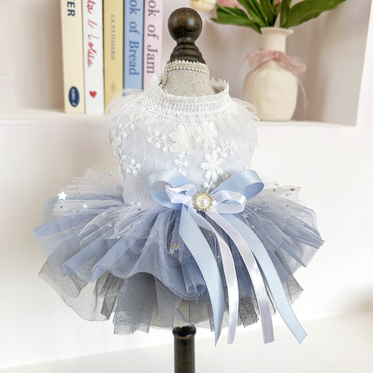 Wedding dress with andromeda