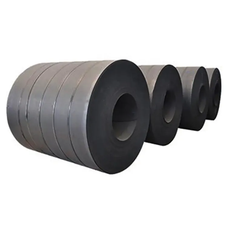 Hochwertiger schwarz-eisen-stahl Metall A572 Q235 Q195 Q345 Ss400 A36 St33 St37 Kohlenstoffstahlspule Heißgewalzter Stahl in Spule