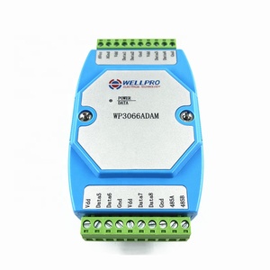 WP3066ADAM Sensor de temperatura de entrada de 8 canales Módulo DS18B20 RS485 RTU MODBUS - Product Image 1