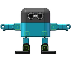 OTTO upgrade version of bipedal <strong>robot</strong> maker education graphics <strong>programming</strong> <strong>arduinos</strong>
