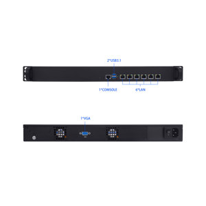 Servidor de red de firewall OPNsense I3 3120M Dual Core 6 puertos Ethernet 2 SFP 1u firewall Encendido automático enrutador de firewall - Product Image 5