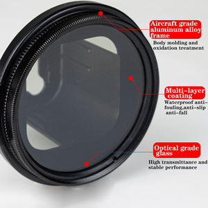 52mm <strong>Circular</strong> <strong>Polarizer</strong> CPL/ND/UV Camera Lens <strong>Filter</strong> , Multi-Coated HD Glass Compatible with GoPro12/11/10/9 Camera Accessories
