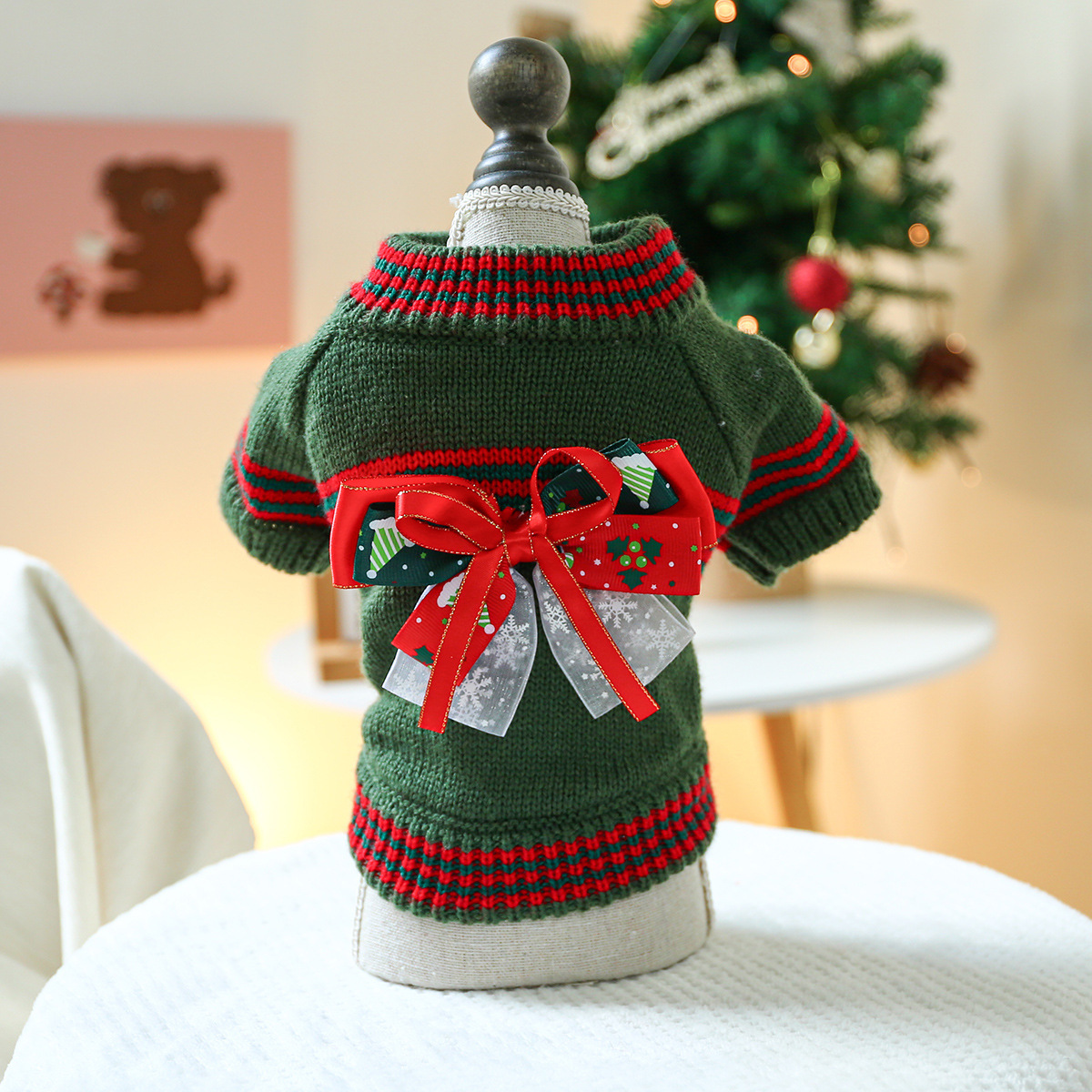 Christmas happy sweater-green