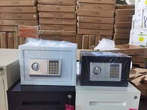 Parmak izi ile yüksek güvenlik otel Mini Metal kasa elektronik dijital kilit soğuk haddelenmiş çelik yanmaz yüksek güvenlik - Product Image 5