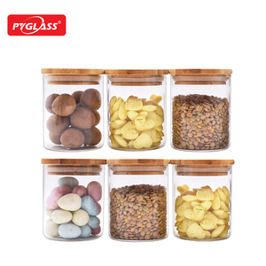 ขวดเครื่องเทศแก้วพร้อมฝาปิดและฉลากไม้ไผ่,ภาชนะใส่เครื่องเทศซีเรียลสำหรับใช้ในบ้านห้องครัว12ชุด - Product Image 5
