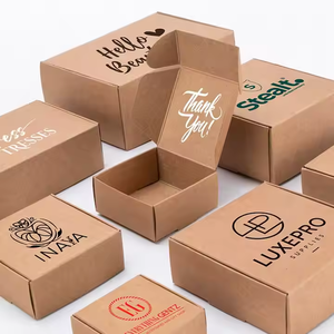 Gold Logo 4X4X4 Boxes Gift 5X5X4 Shipping <strong>Box</strong> Small 6X4X2 6X6X2 6X6X6 Cardboard 8 Inch 8X6X4 8X8X4 9X6X3 Shipping <strong>Box</strong> - Product Image 4