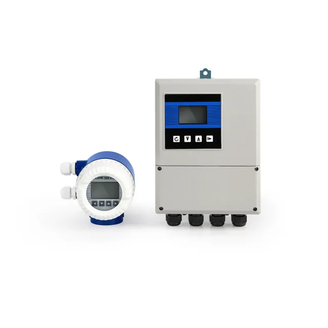Misuratore di portata magnetico di misurazione a T trasmettitore flussometro elettronico doccia