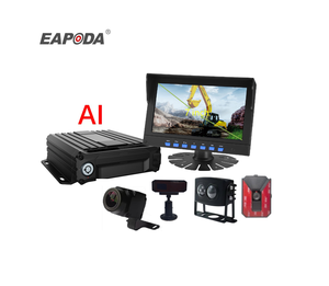 4CH 1080P HDD MDVR Monitoreo en tiempo real y dispositivo de almacenamiento de datos de seguimiento 4G AI ADAS DMS BSD DVR móvil para sistema de CCTV de autobús